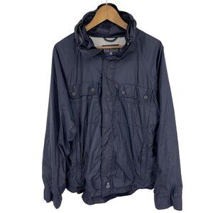 Nautica Jeans Co Men's Full Zip Lined Hidden Hood Jacket Size M